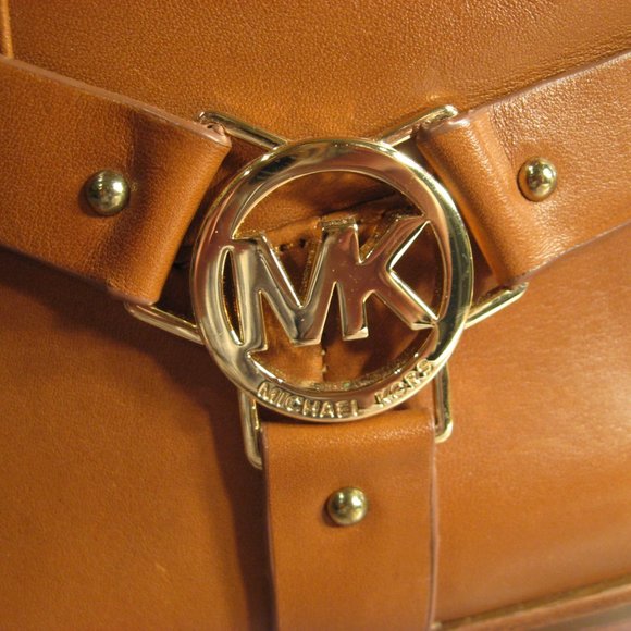 MICHAEL KORS STACKED HEEL BOOTS - SZ. 8-8.5 - Picture 6 of 7